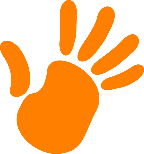  collection of hand. Handprint clipart high five