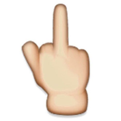 Fingers clipart middle finger emoji. Download ideas about on