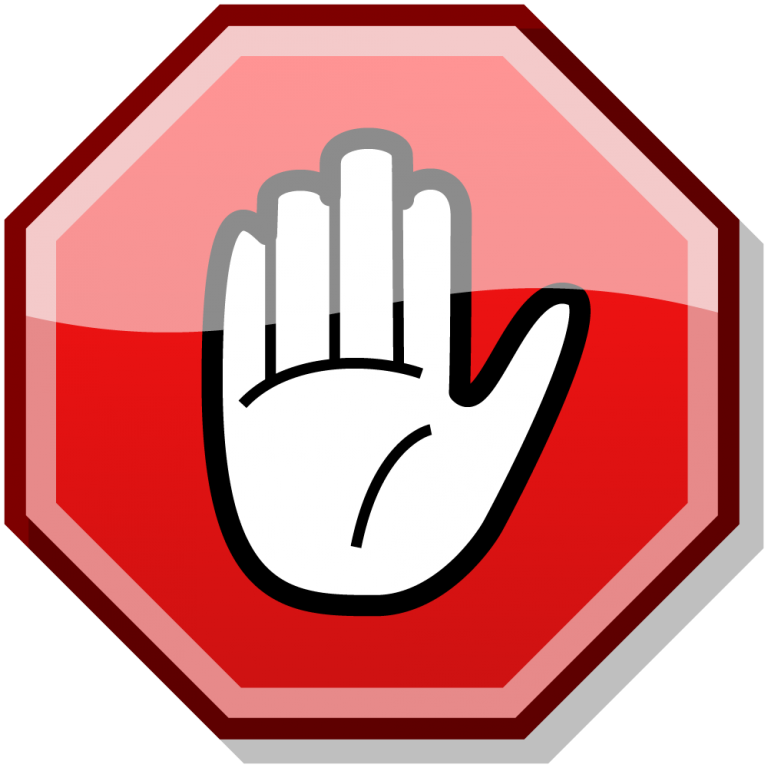 Fingers clipart printable. Of stop sign template