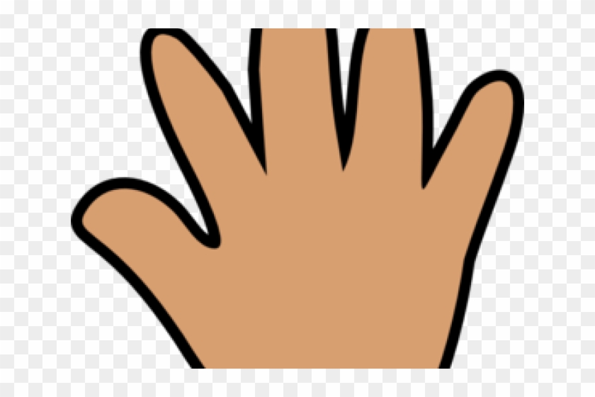 Large five fingers hd. Handprint clipart 5 hand
