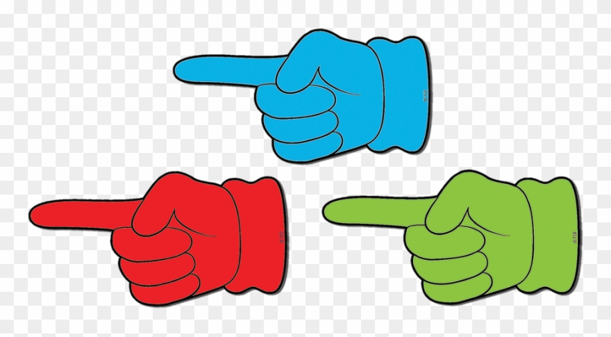 Fingers clipart safe hand. Tcr pointing hands magnetic