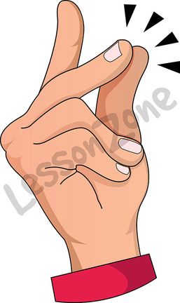 fingers clipart snap