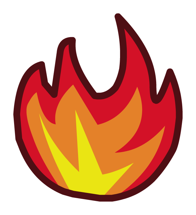 Image cj club penguin. Fire icon png