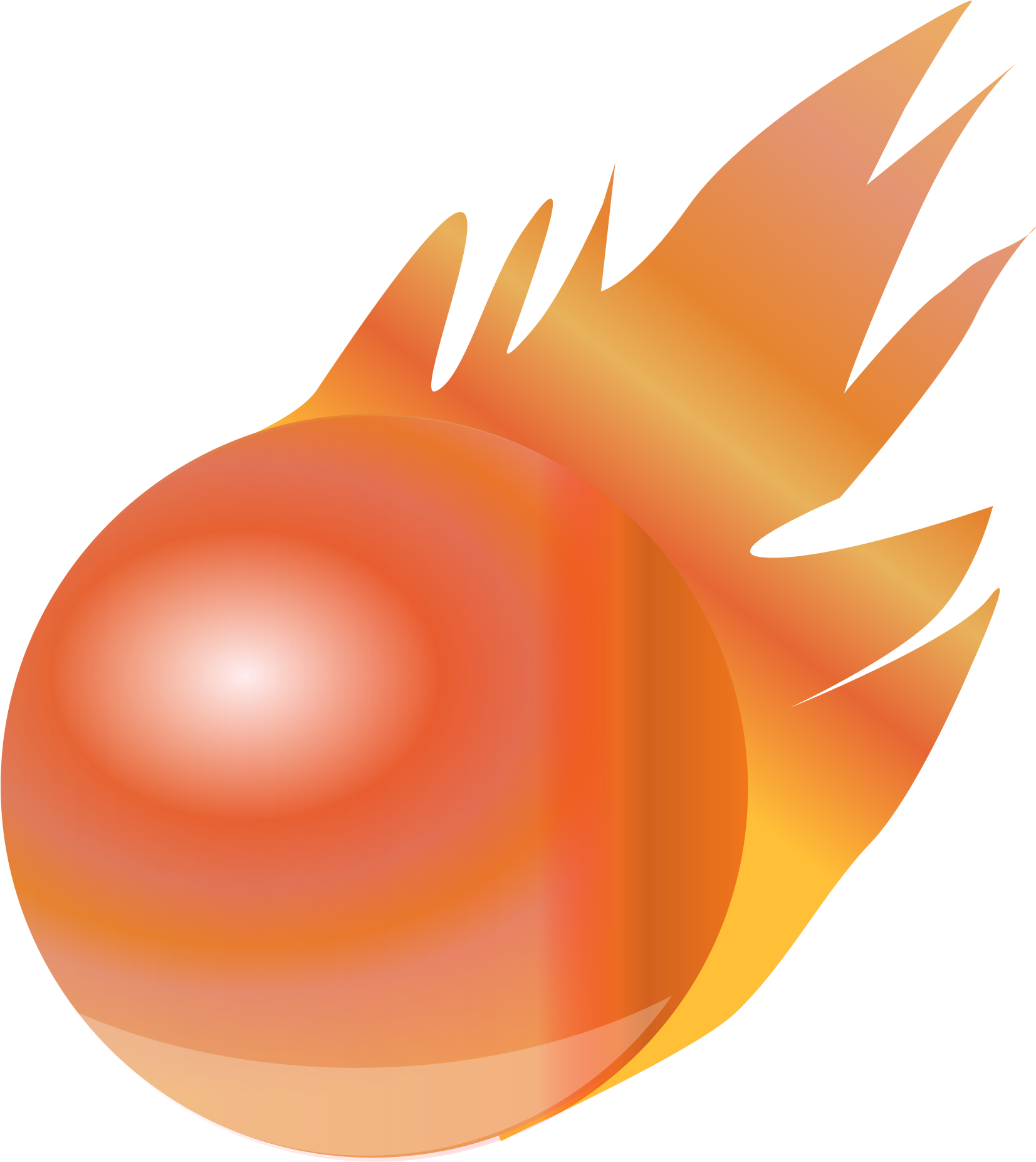 fireball clipart animated