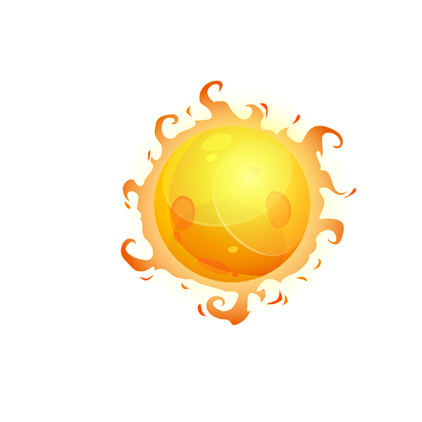 Fireball yellow