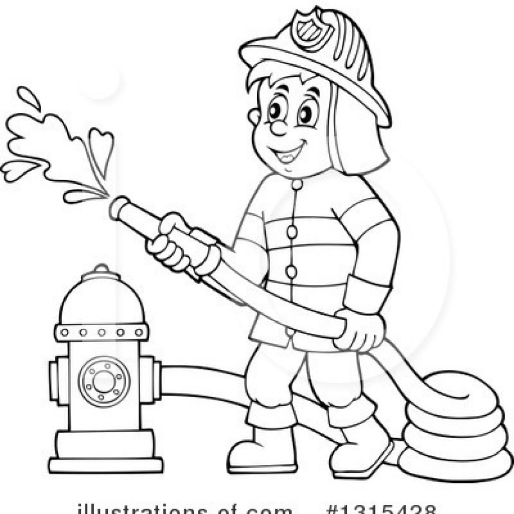firefighter clipart action clipart