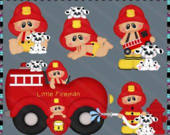firefighter clipart baby