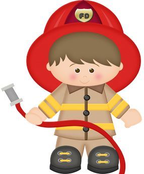 fireman clipart cartoon