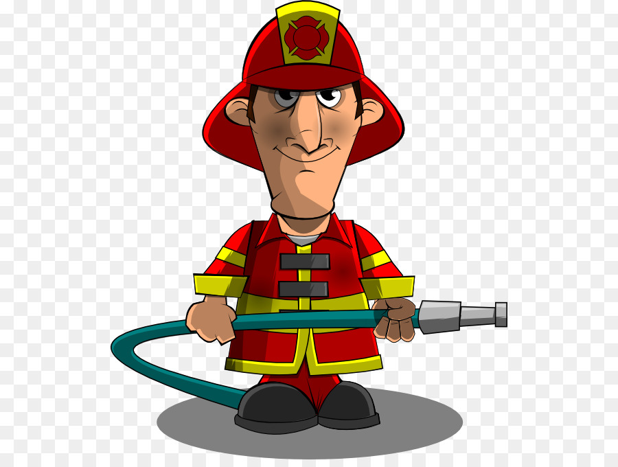firefighter clipart cartoon