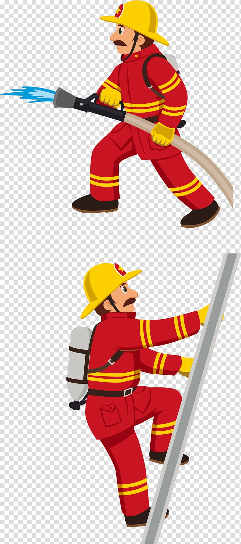 firefighter clipart climbing ladder