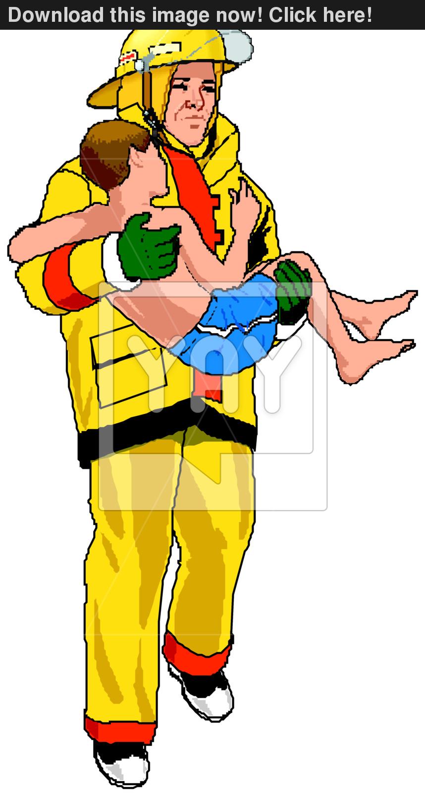 Пожарный спасатель для детей