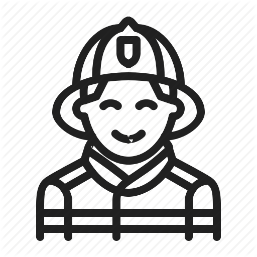 Firefighter clipart head, Firefighter head Transparent FREE for