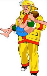 firefighter clipart save a life