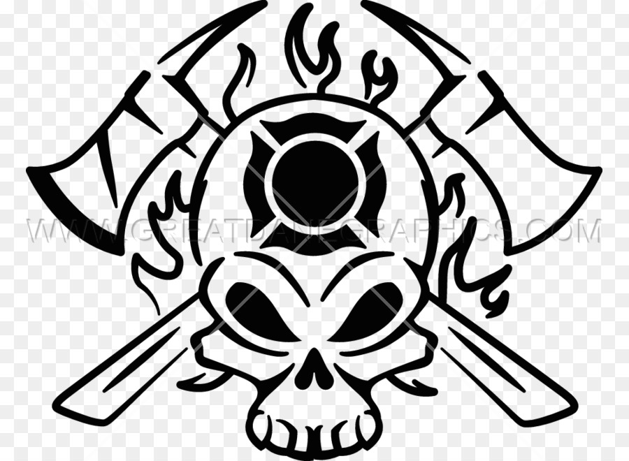 Firefighter clipart skull. Art png download free