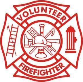 Firefighter clipart volunteer firefighter. Details about fireman vinyl