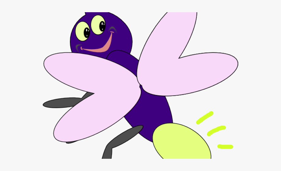 Purple lightning bug clip. Dragonfly clipart firefly