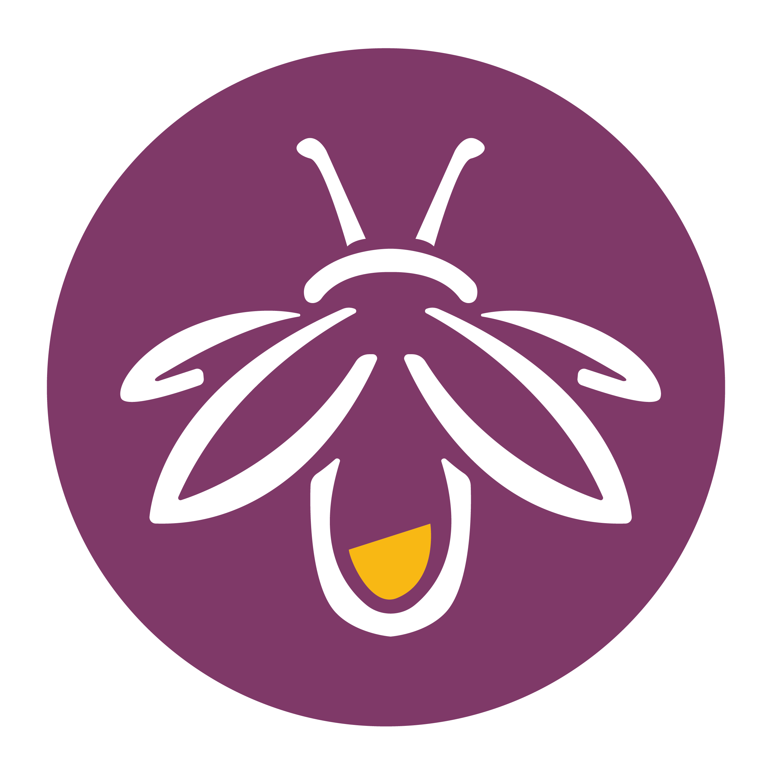 insect clipart purple
