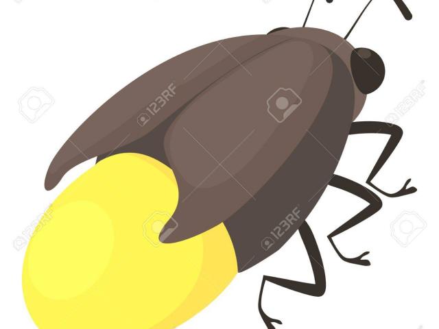 firefly clipart blue bug