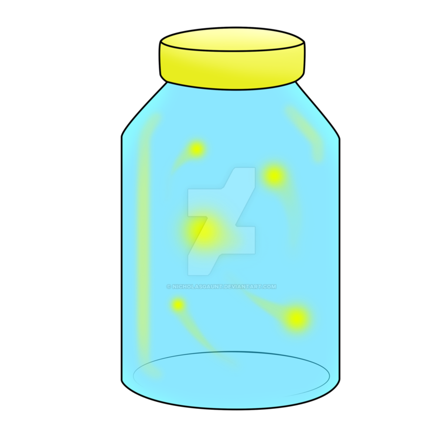 firefly clipart mason jar