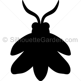 firefly clipart silhouette