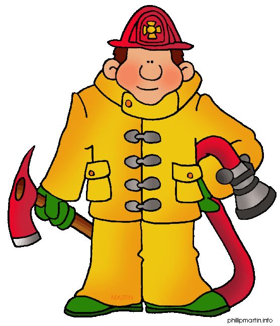 fireman clipart action clipart