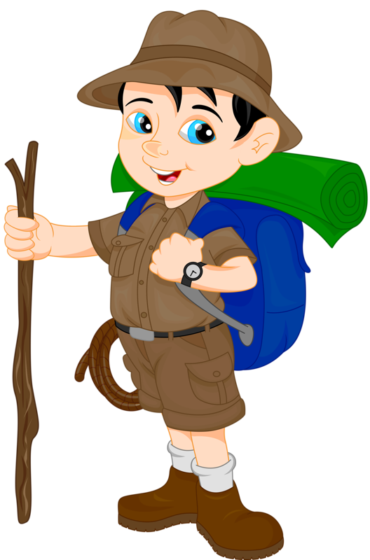 Girl clipart hiker.  png school posters