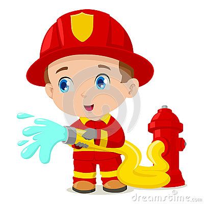 Fireman clipart cute. Firefighter by rudall via