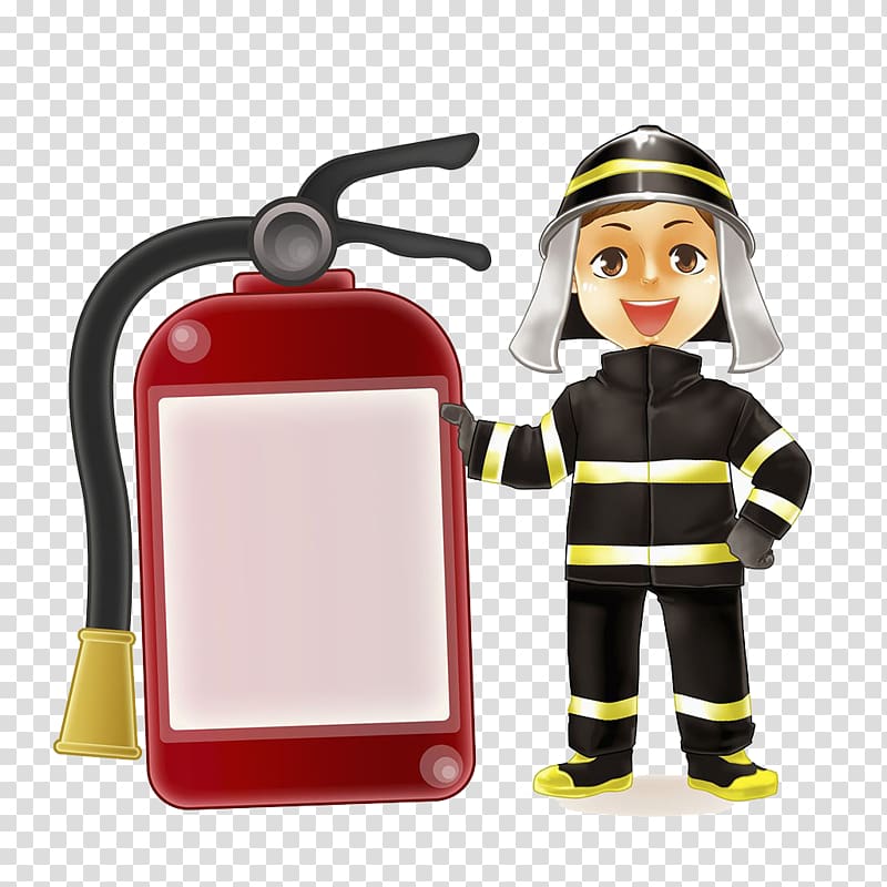 fireman clipart extinguisher