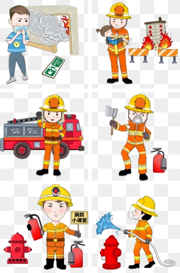 fireman clipart fire fighting equipment