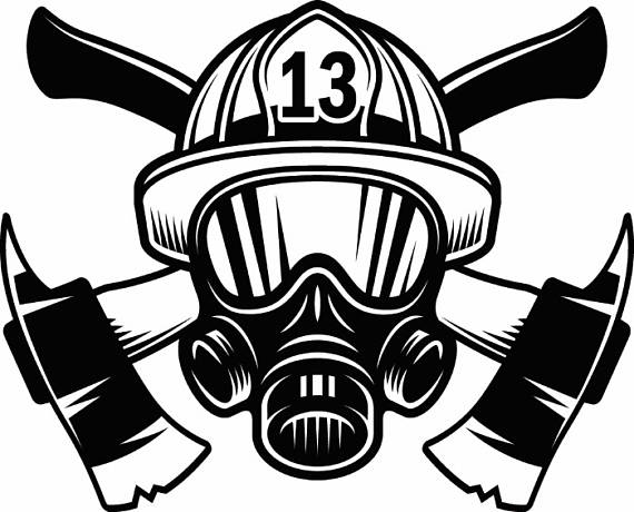 Fireman clipart logo. Firefighter firefighting rescue helmet