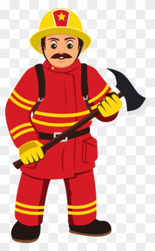 fireman clipart uniform