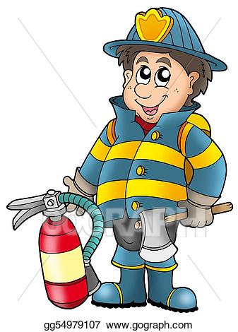 fireman clipart water extinguisher