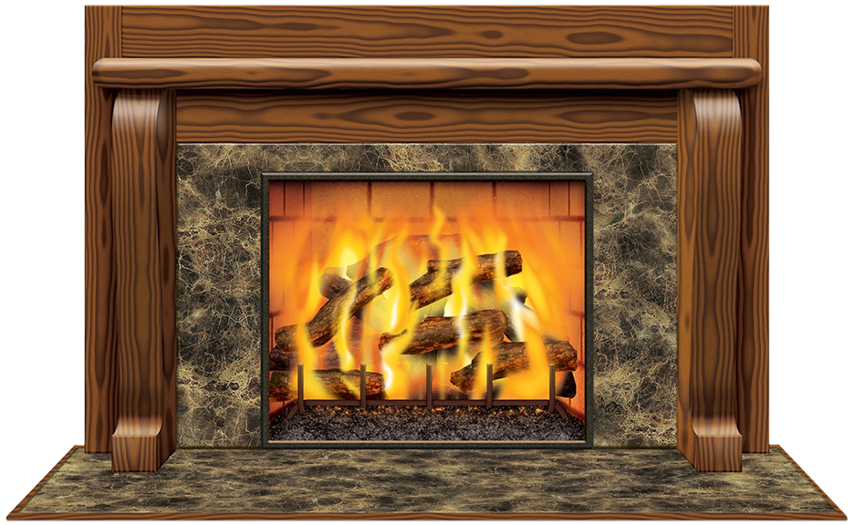 Fireplace clipart chimenea, Fireplace chimenea Transparent FREE for