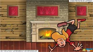 fireplace clipart fall