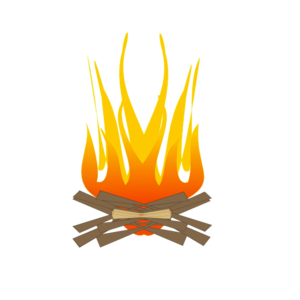 Camping fire clip art. Fireplace clipart fireplace flame