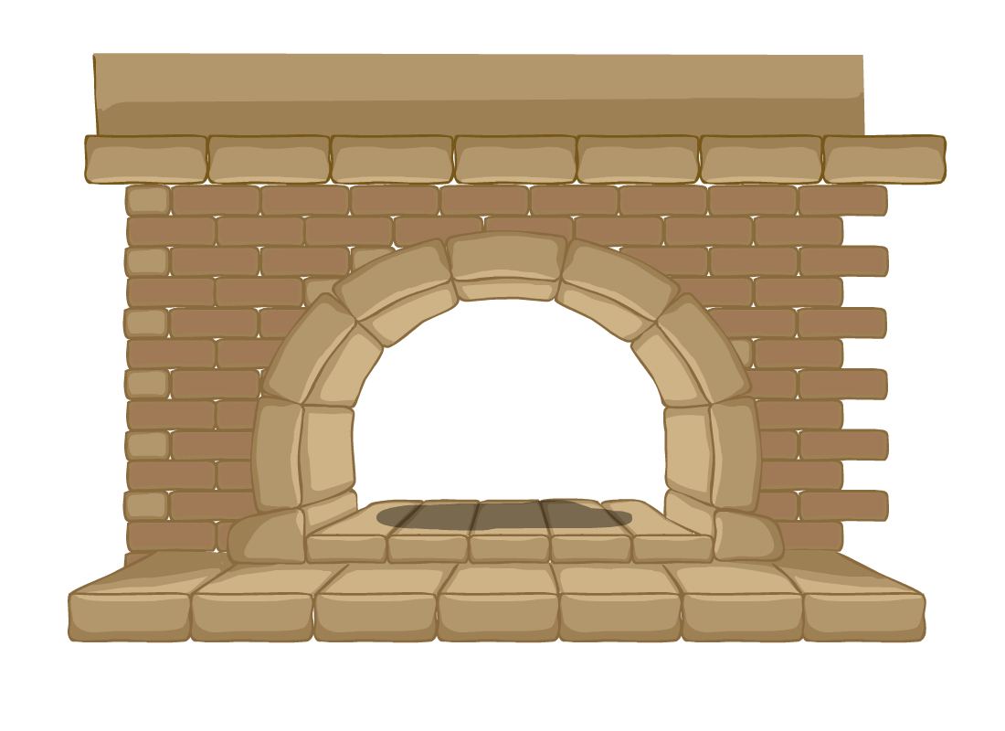 fireplace clipart hearth