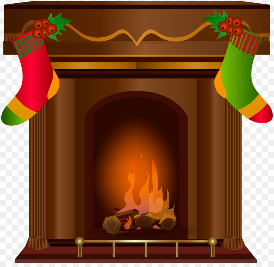 fireplace clipart illustrated