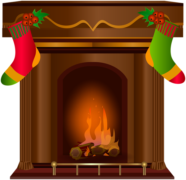fireplace clipart nativity