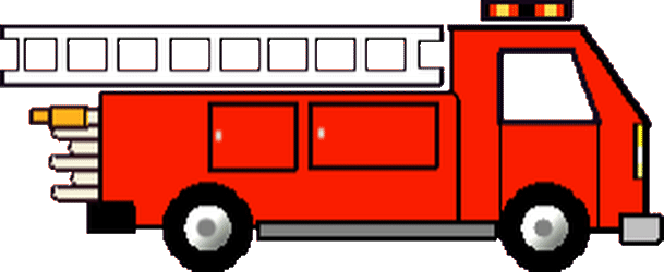 firetruck clipart animated