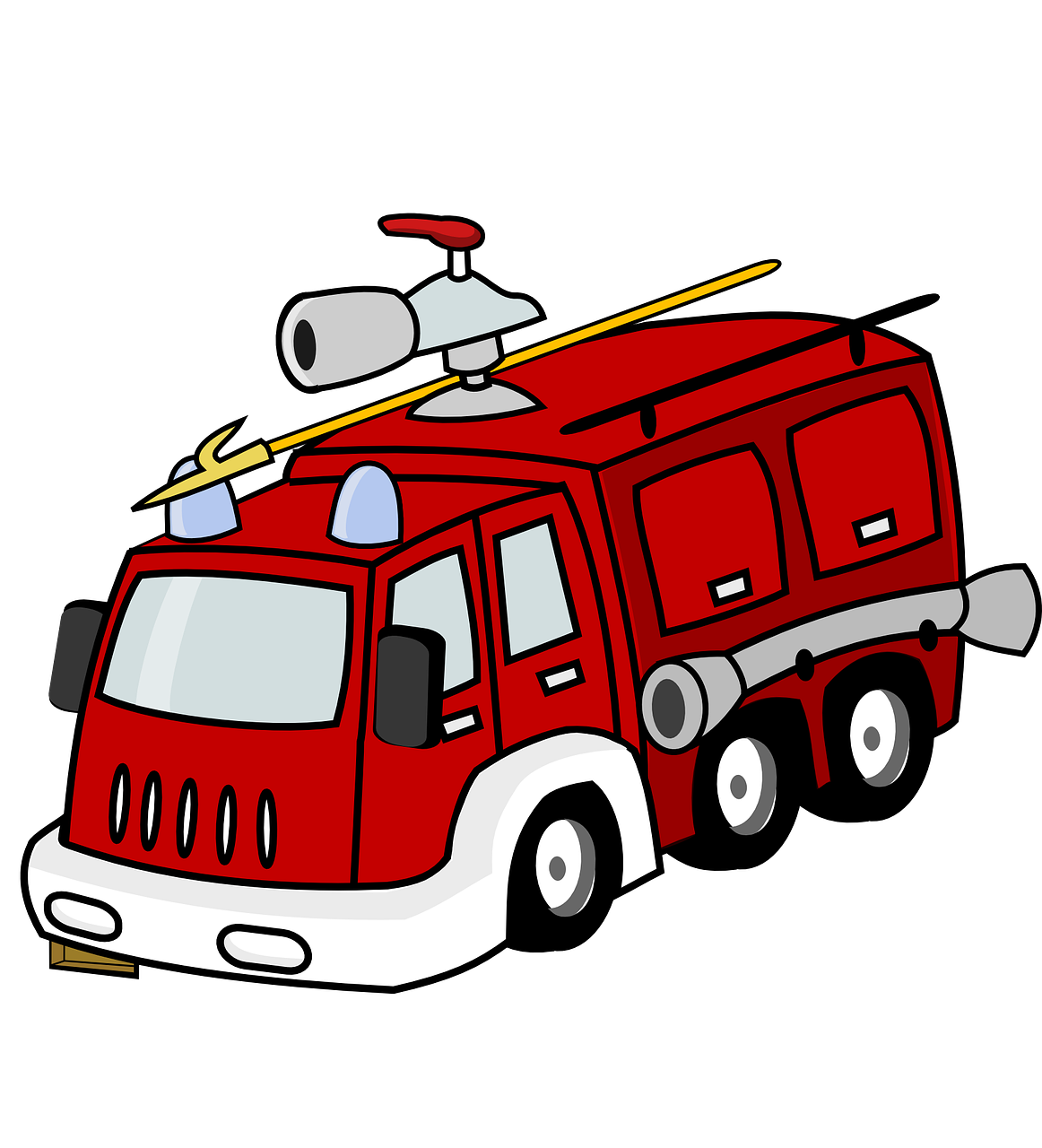 Red emergency vehicle transparent. Firetruck clipart fire prevention