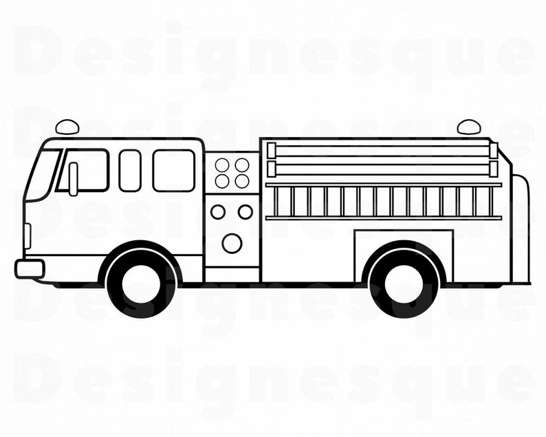 Free Free 185 Clipart Fire Truck Svg SVG PNG EPS DXF File