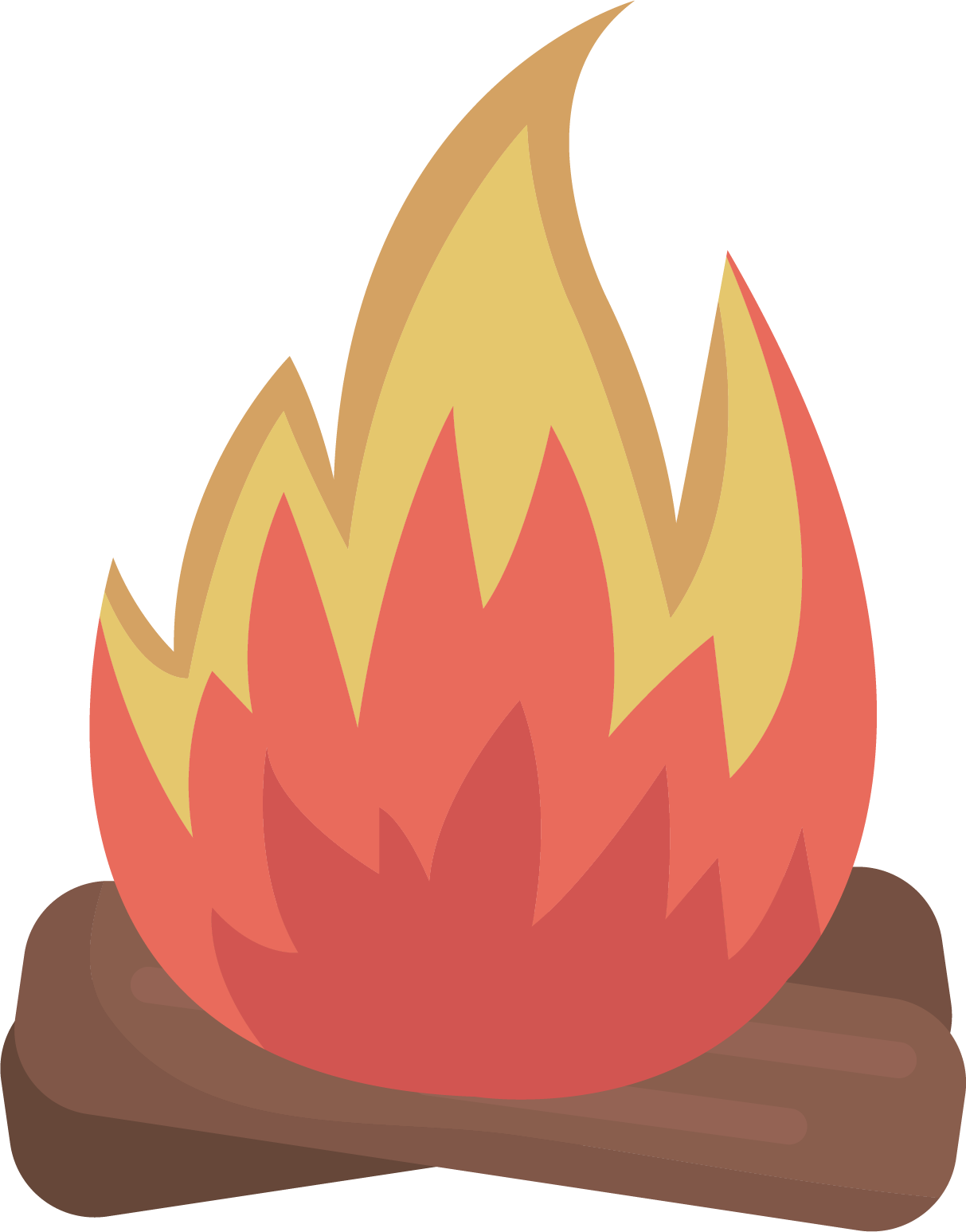 Firewood clipart bon fire. Cartoon pile transprent png