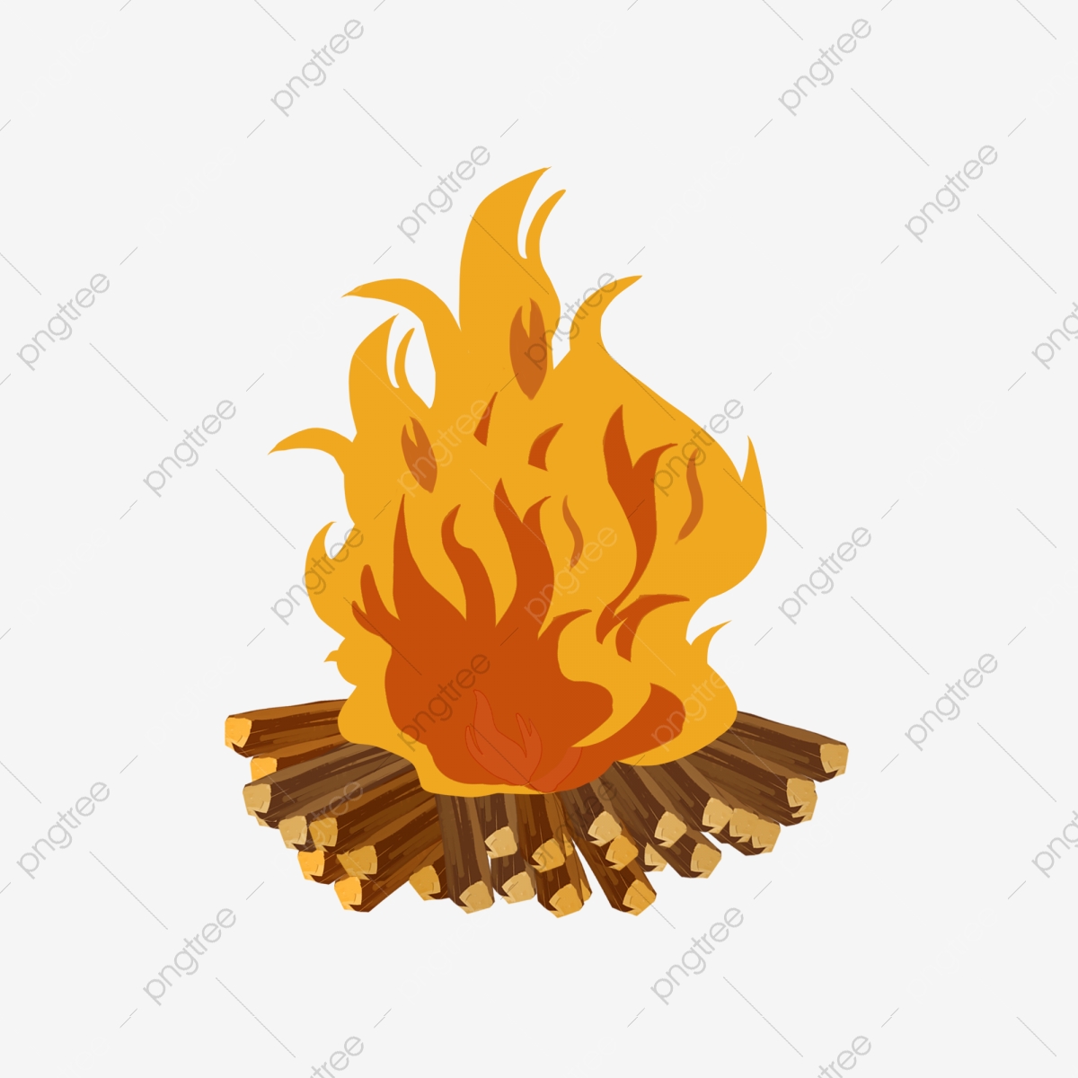 Firewood clipart bon fire. Tinder bonfire wood hand