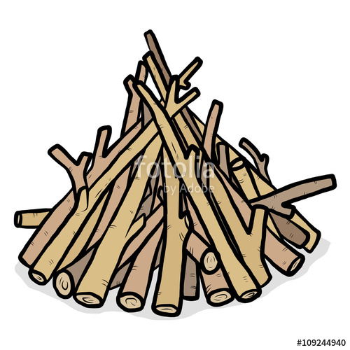 firewood clipart drawing