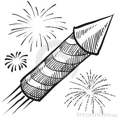 Firework clipart doodle. Illustration stuff tattoo how