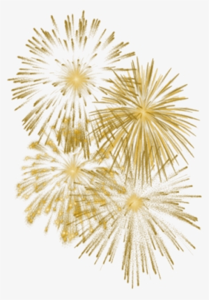 fireworks clipart golden