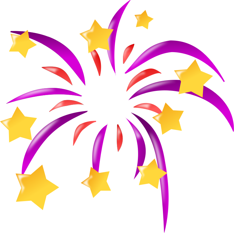 Firework clipart january. Writing from home well