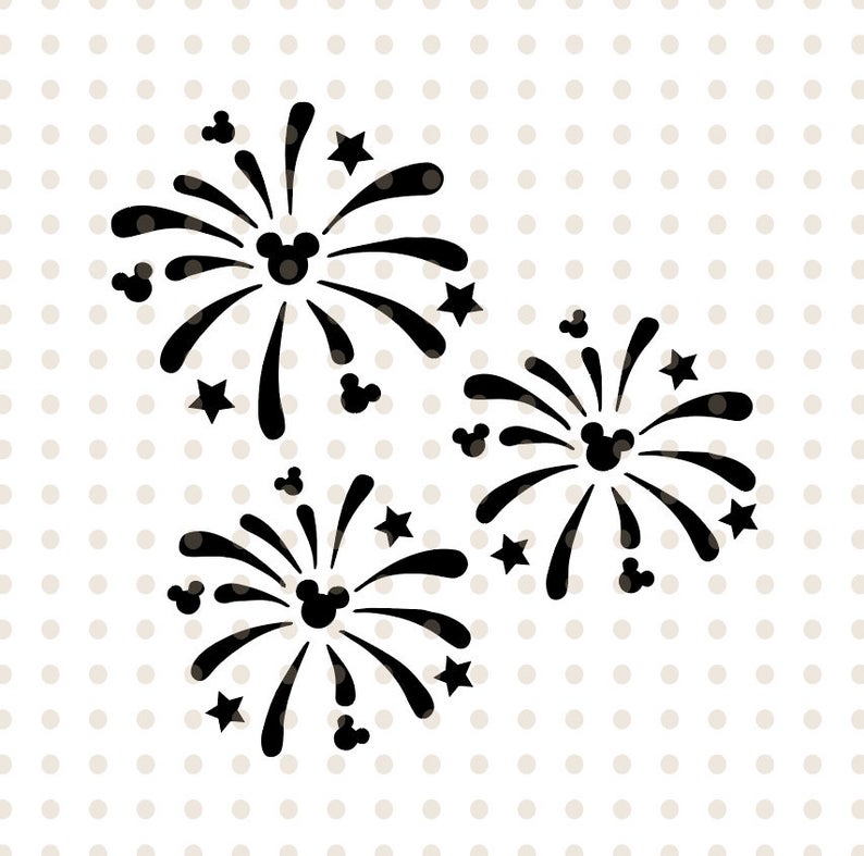 firework clipart mickey mouse