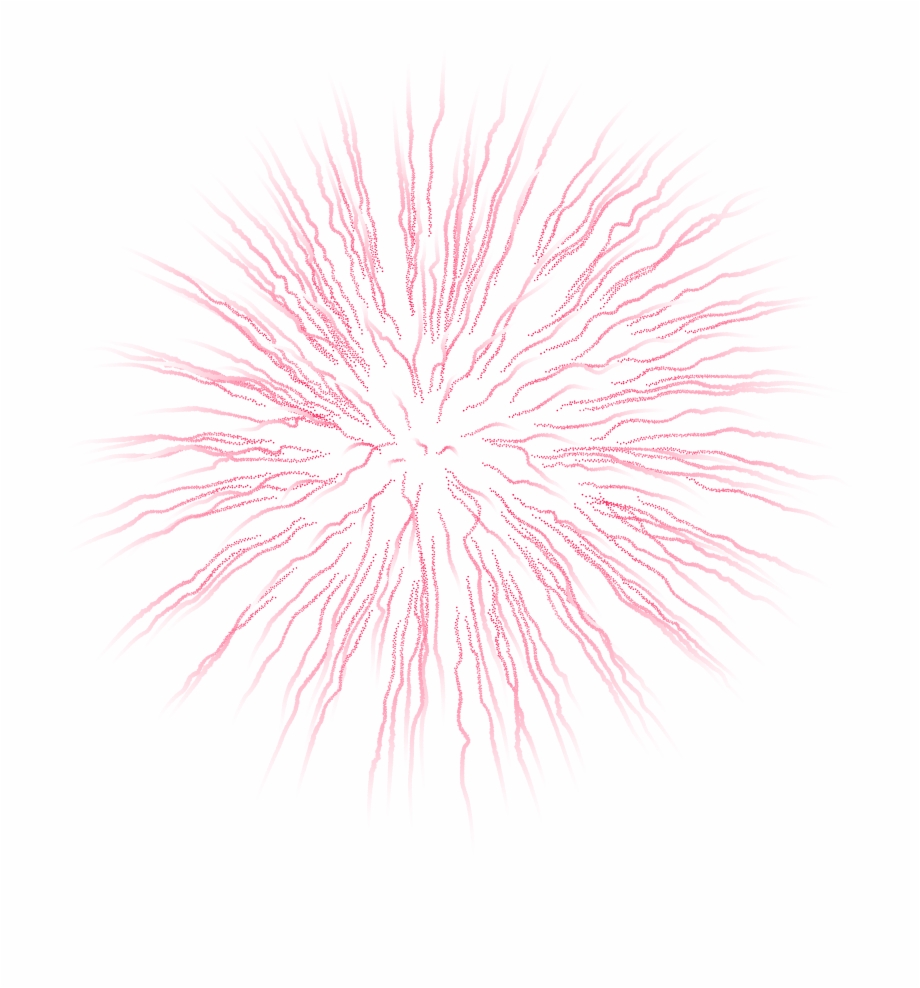 firework clipart pink