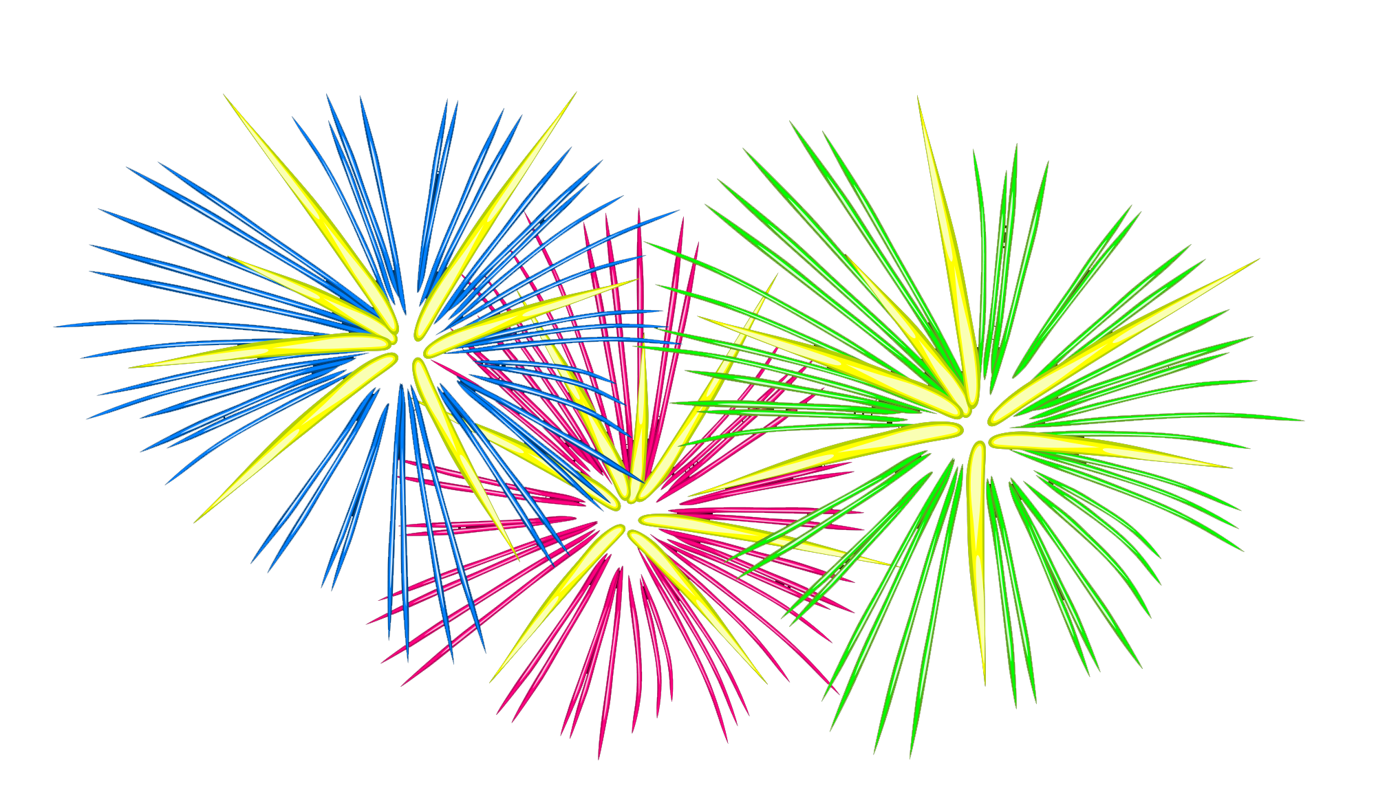 clipart fireworks well done